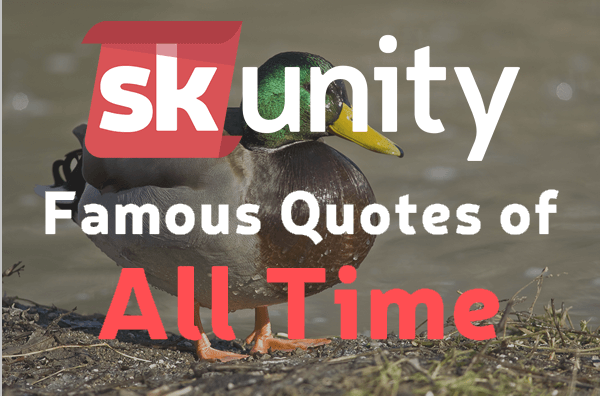 Famous Quotes of skUnity